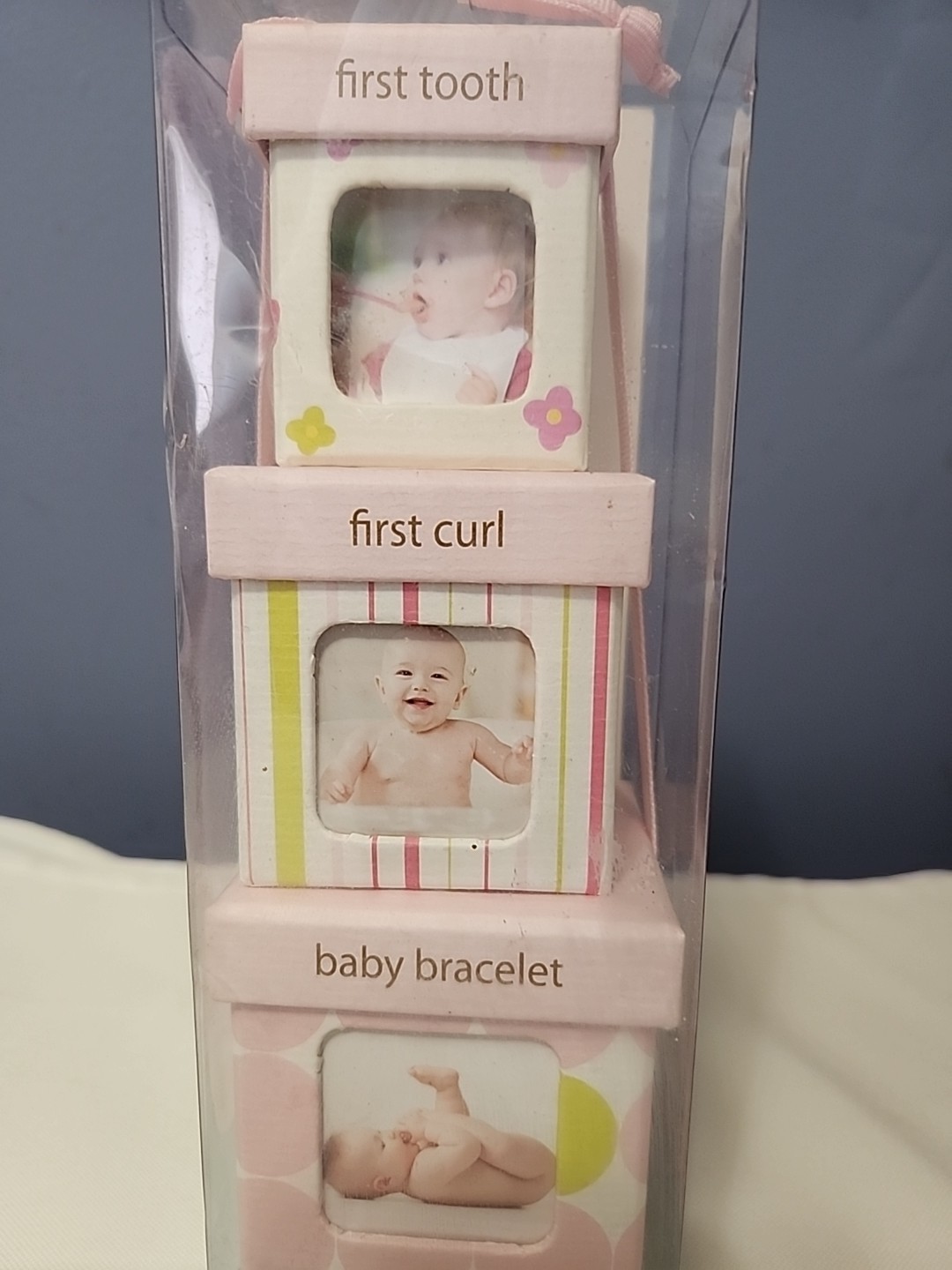 Baby Keepsake Set First Tooth First Curl Baby Bracelet #133