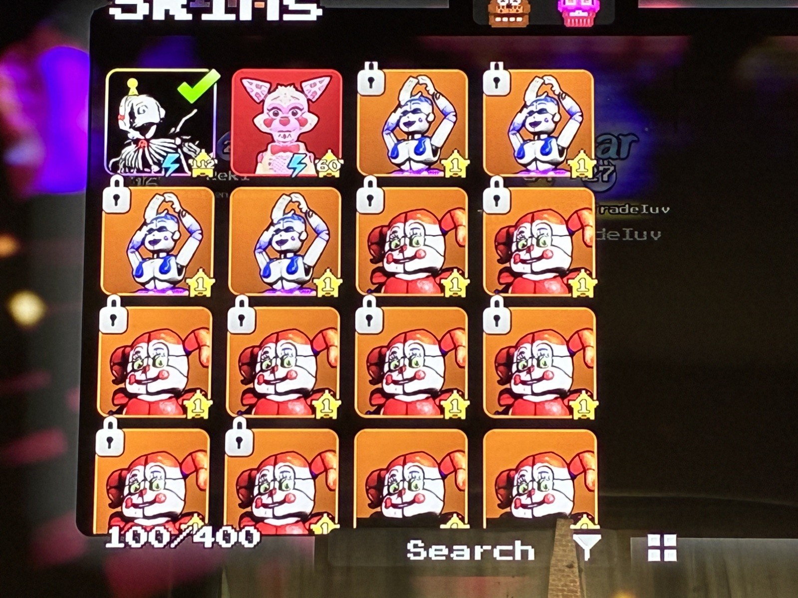 FIVE NIGHTS: HUNTED LEGENDARY SKINS!