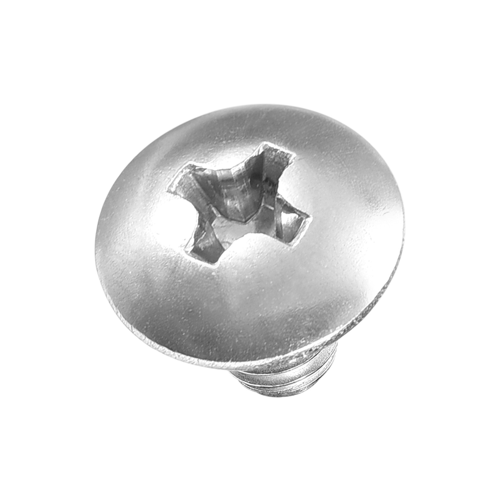 Machine Screws Phillips Head(M4-0.7x5) 10Pcs, Silver