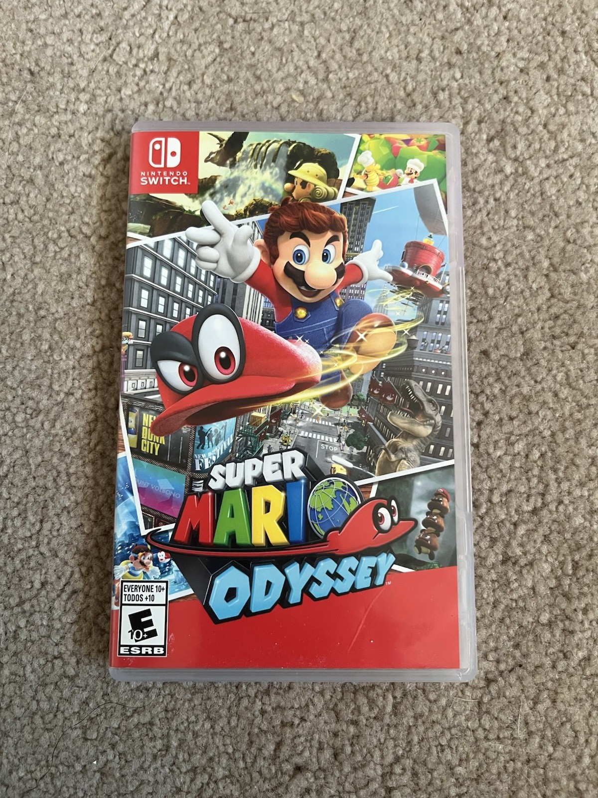EMPTY CASE ONLY For Nintendo Switch Game Super Mario Odyssey NO GAME