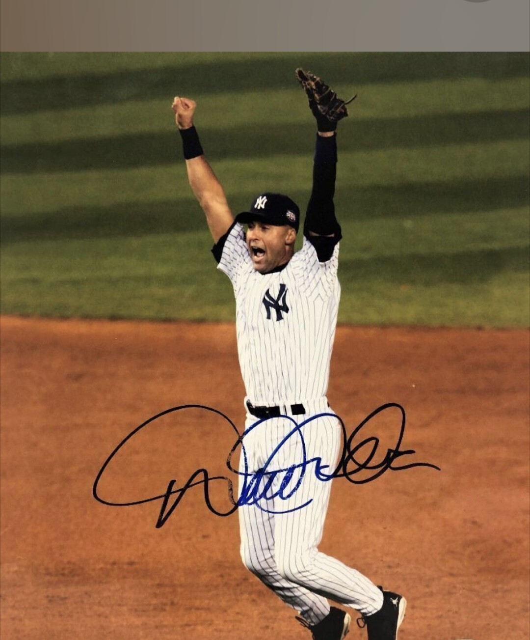 Derek Jeter Signed Hall of Fame 2020 Celebration RP New York Yankees 8X10 Photo 