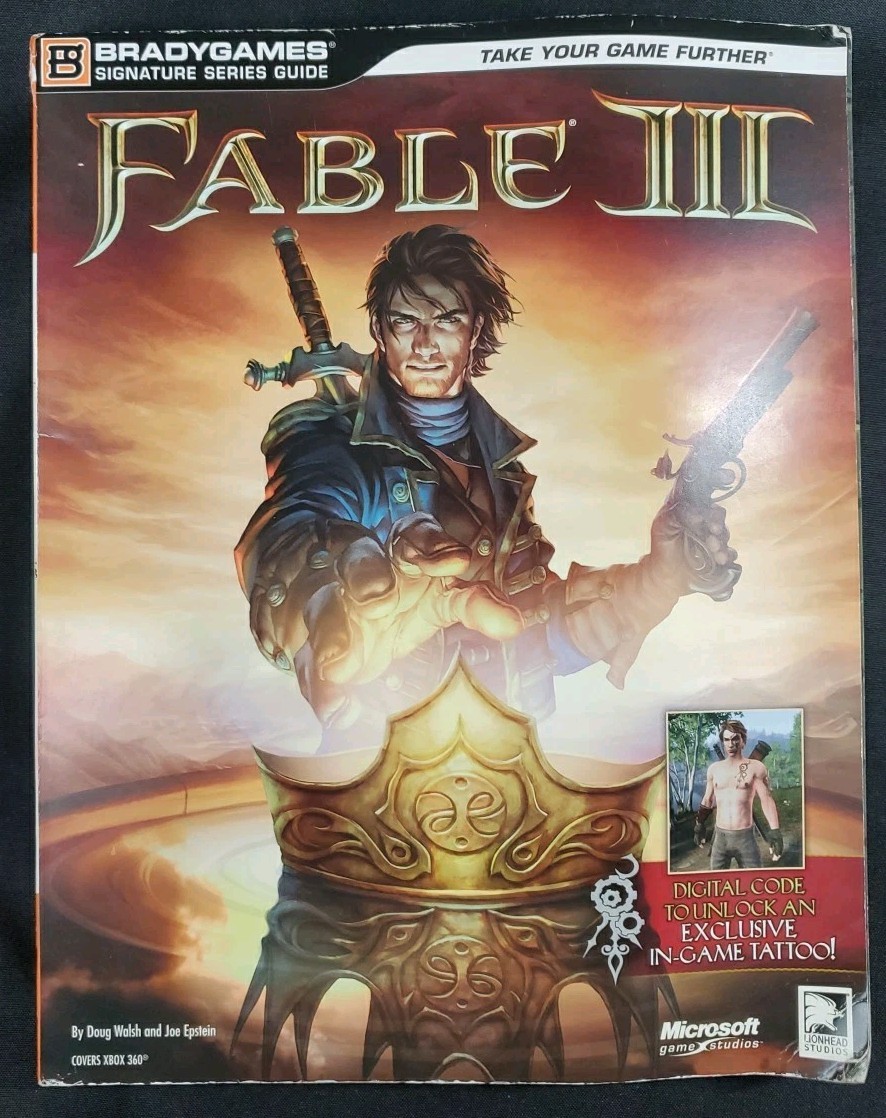 Fable III Brady Games Official Strategy Signature Series Guide Xbox 360 3 