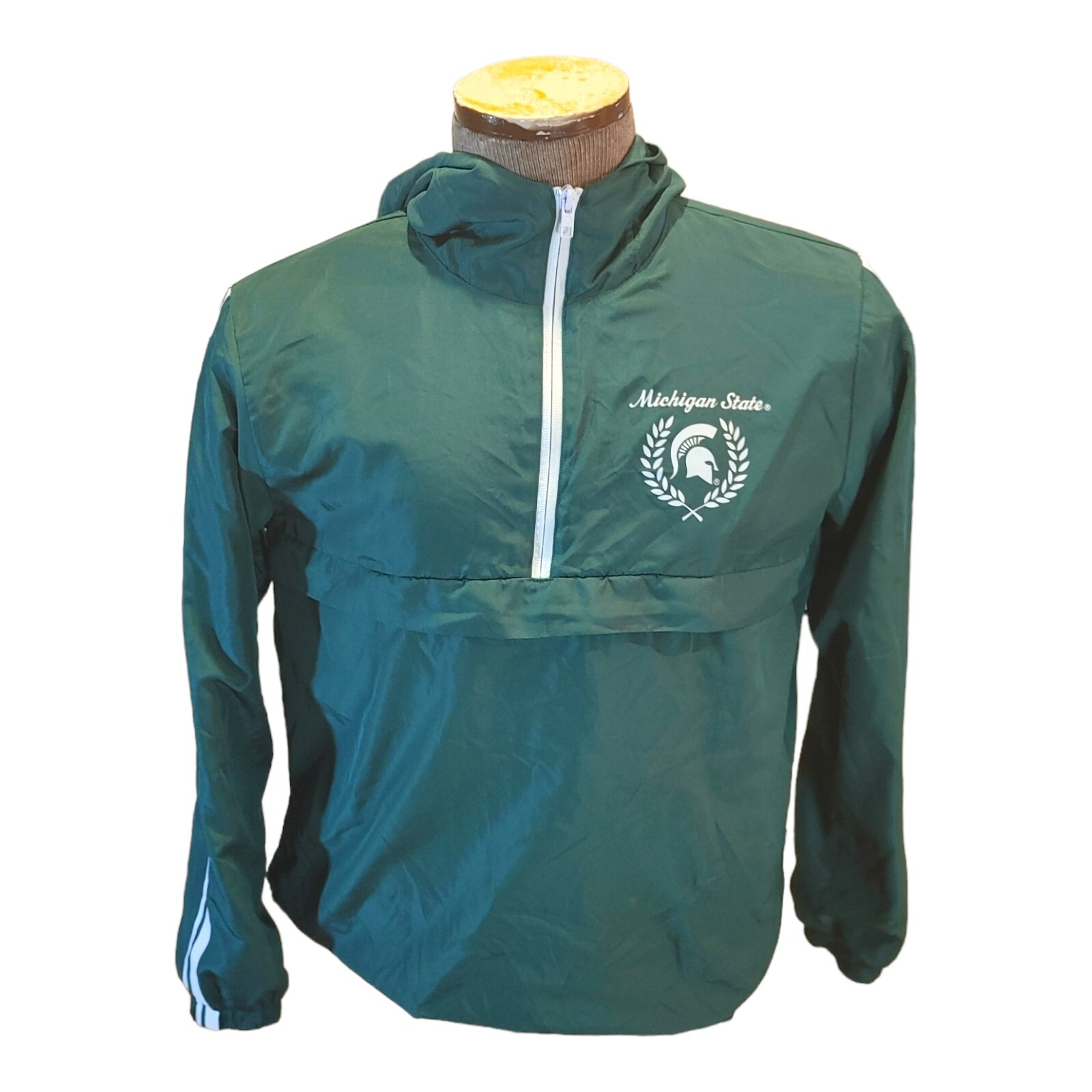 Victoria's Secret Pink Michigan State MSU Spartans Zip Up Hoodie Sweatshirt XS