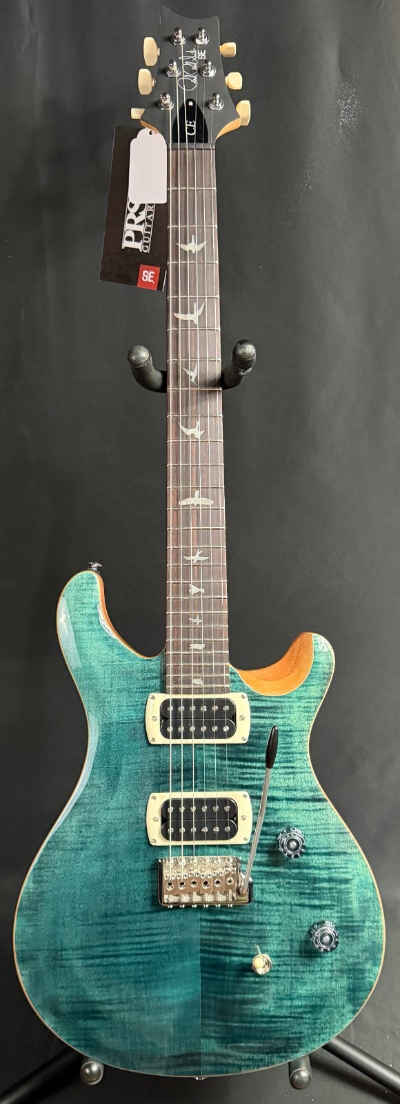 PRS SE CE 24 Maple Top Electric Guitar Slate Blue Finish w/ Gig Bag