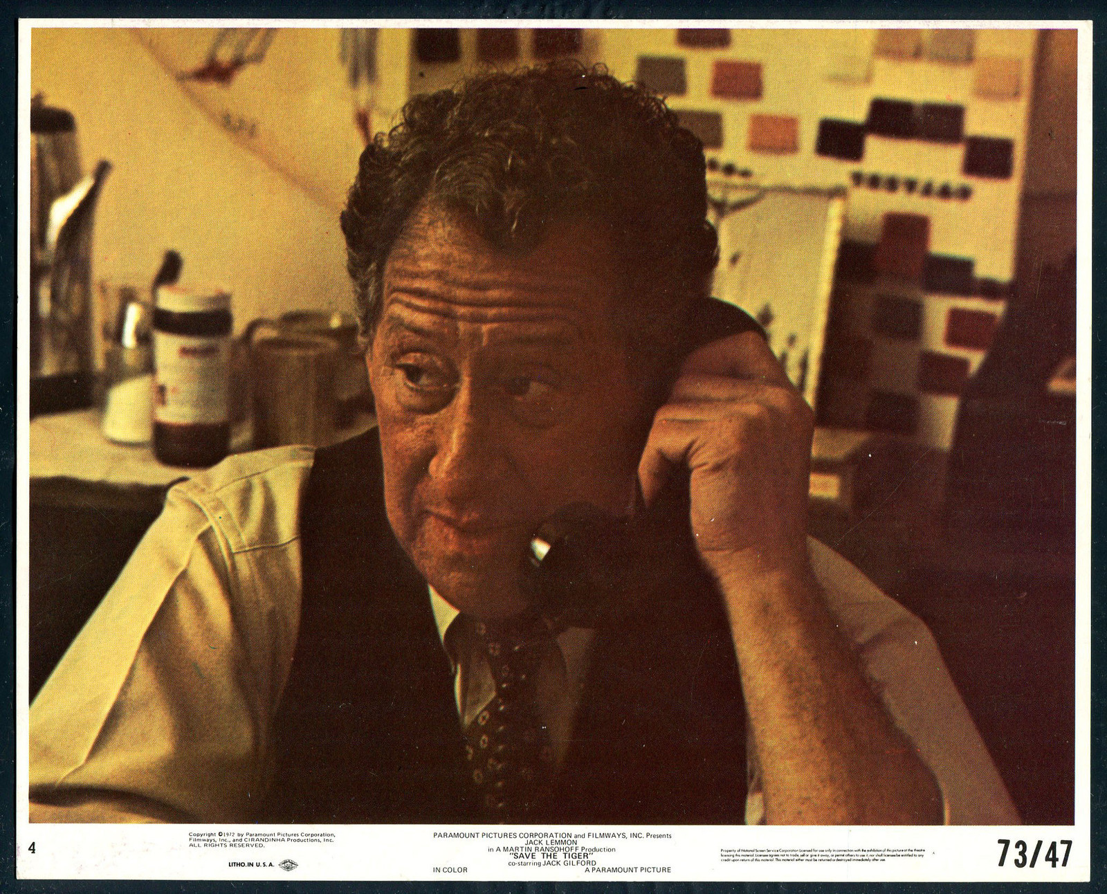 JACK GILFORD MAKING TELEPHONE CALL Save The Tiger ‘73