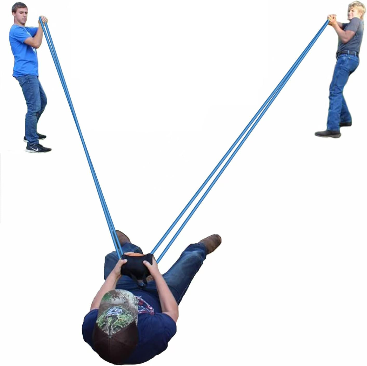 Water Balloon Launcher 500 Yard Long Range,3 Man Slingshot with 500 Biodegradabl