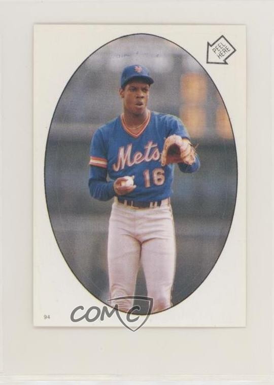 1986 Topps Album Stickers Dwight Gooden #94 7j0