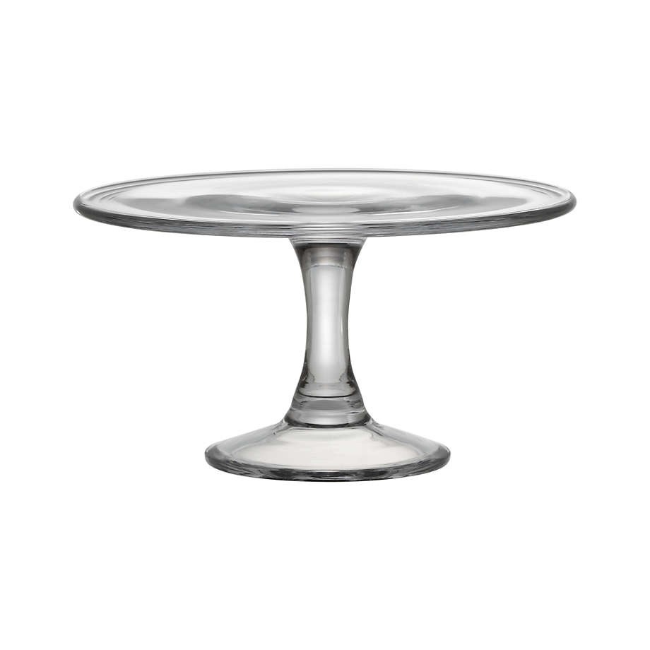 Charlotte Glass Pedestal Cake Stand CRATE AND BAREL