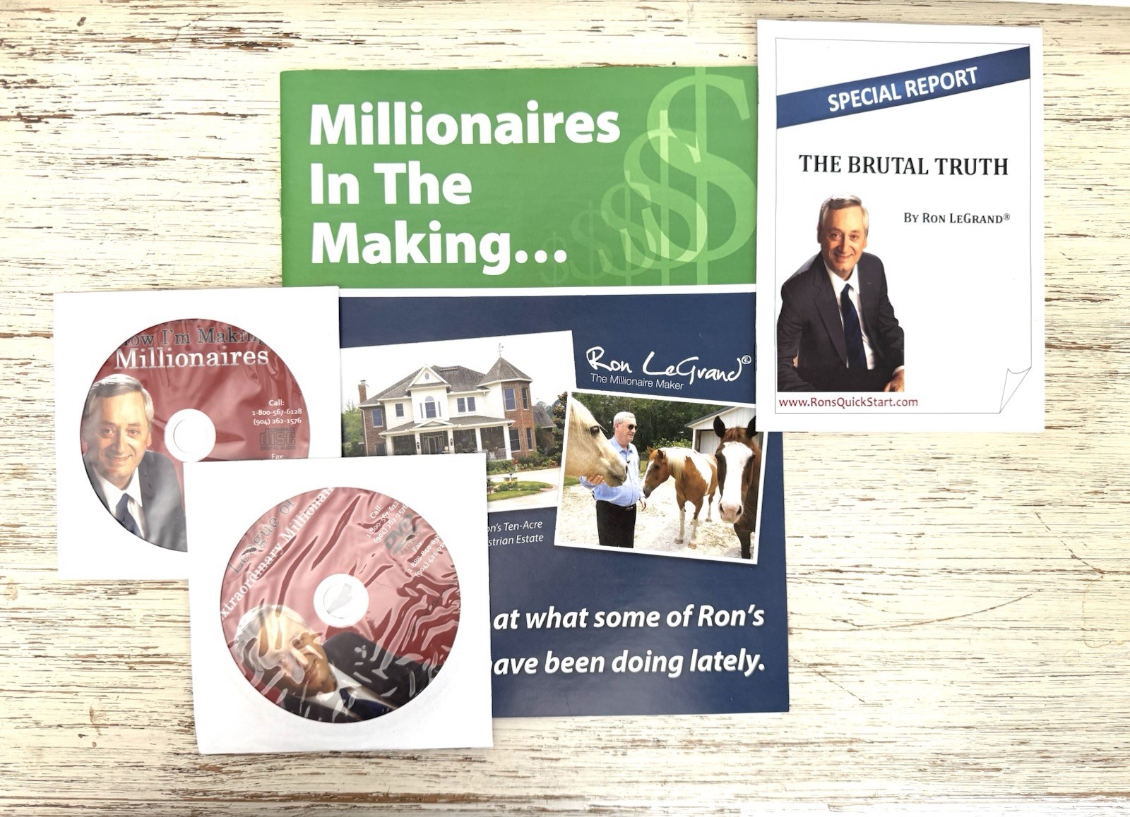 Ron LeGrand Millionaires In The Making - Booklet, DVD & Audio CD - NEW