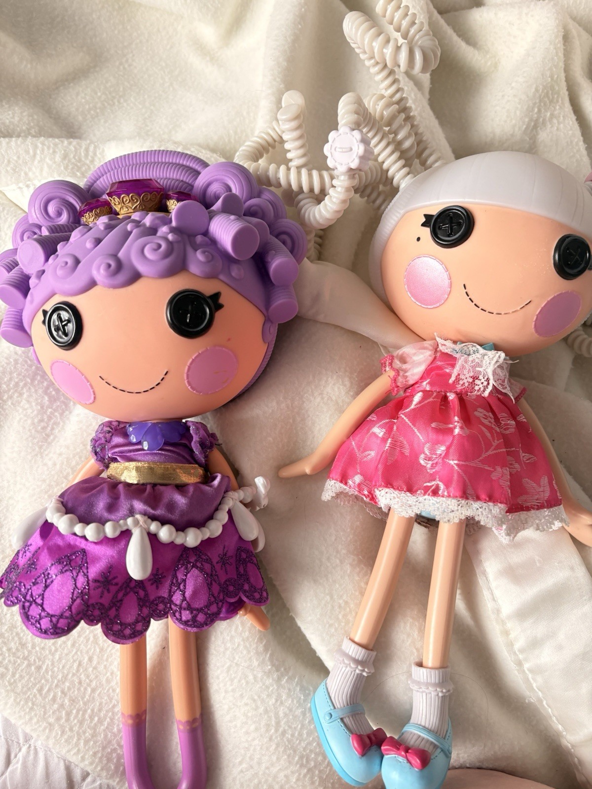 Lalaloopsy dolls Charms seven carat And Suzette La Sweet