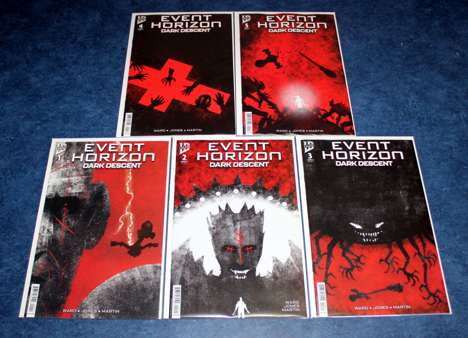 EVENT HORIZON dark descent #1 2 3 4 5 1ST PRINT SET ! IDW COMICS 2025 NM prequel