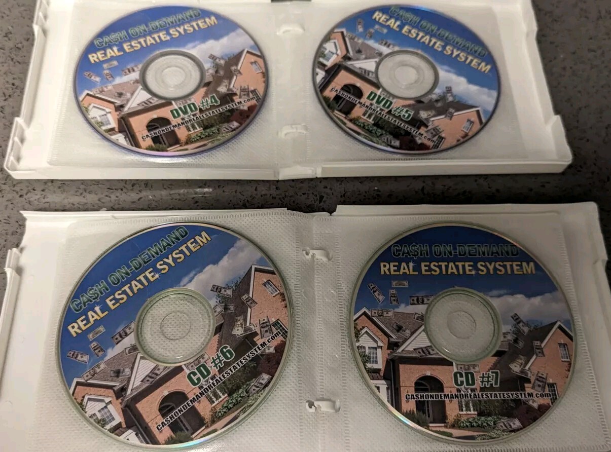 Cash On Demand Real Estate System Tim Mai - 10 DVDS & 10 CDs **SEE DESCRIPTION**