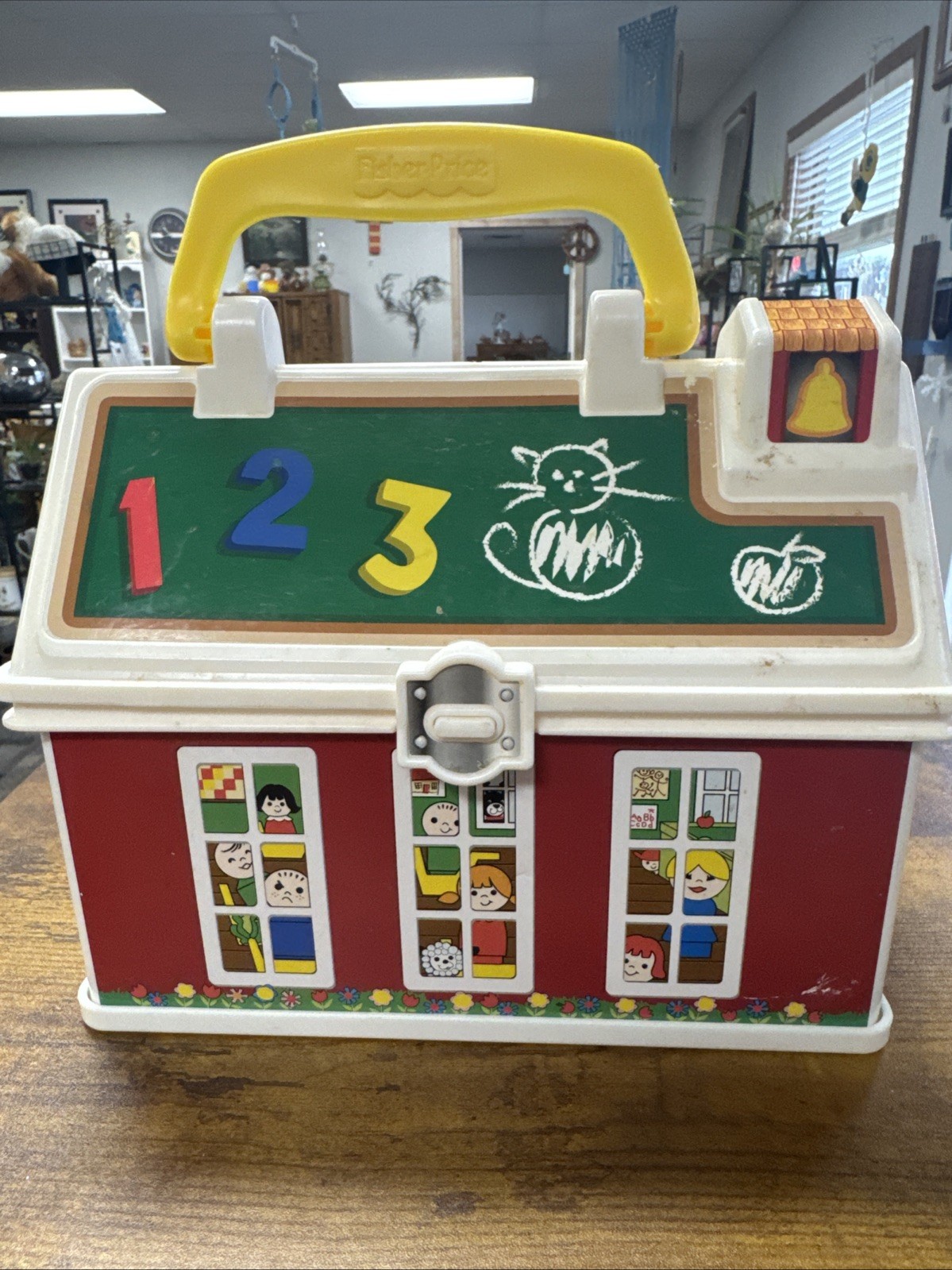 2008 Fisher-Price Little People Schoolhouse On-the-Go Carry Case Toy