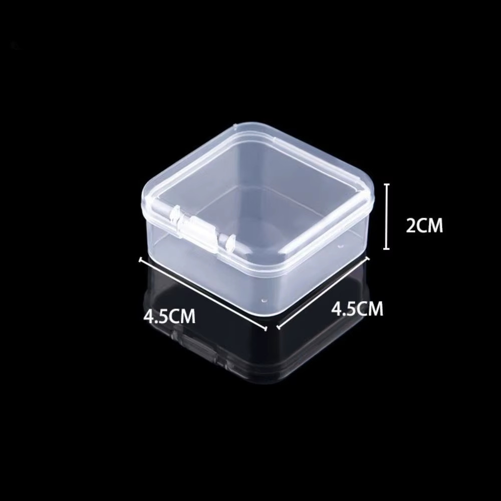 4.5Cm/5.5Cm/6.5Cm/7.5Cm/8.5Cm/9.5Cm Square Storage Box Small Items Case Jewelry 
