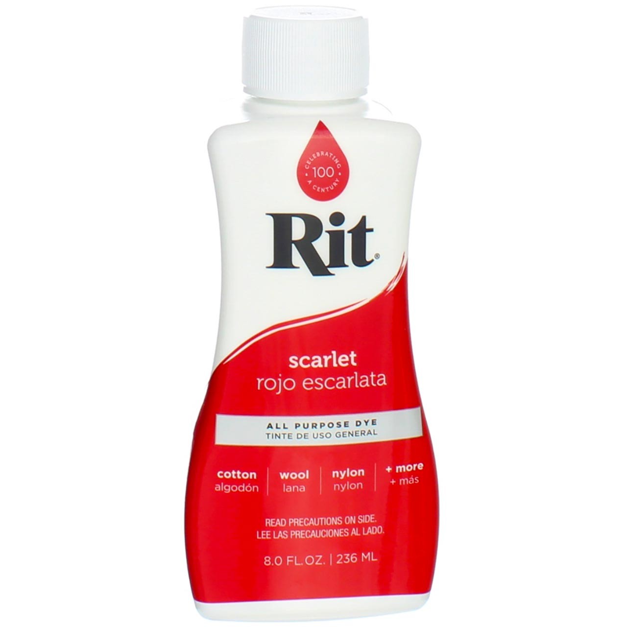 4 Pack Rit All-Purpose Liquid Dye, Scarlet, 8 fl oz