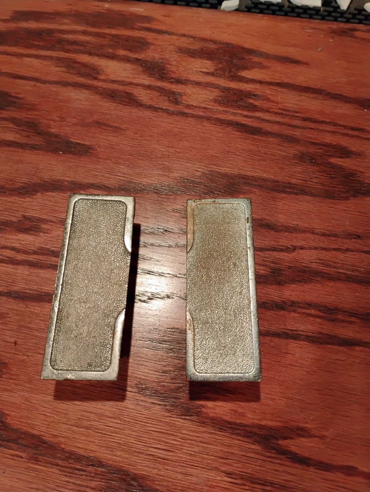 National Cash Register NICKEL-PLATED BRASS End Caps NCR