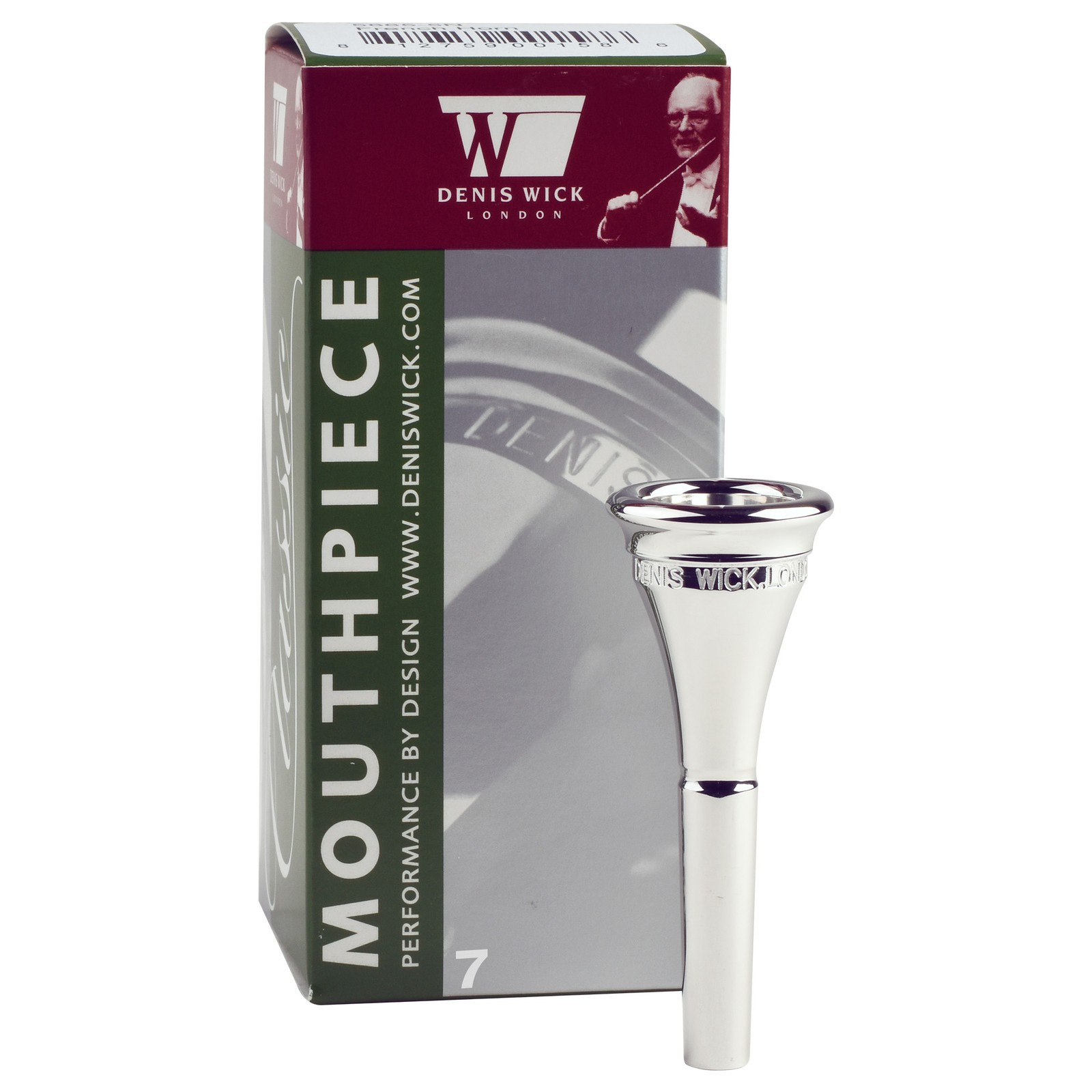 Denis Wick Classic French Horn Mouthpiece Silver Plated, 5885-7