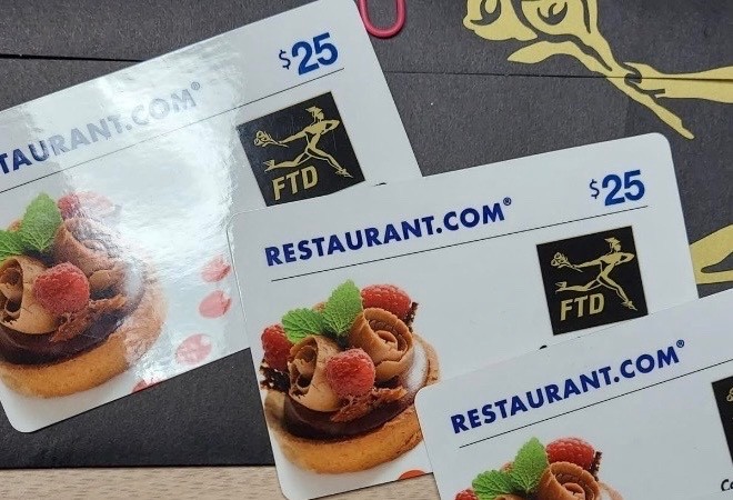 restaurant giftcards
