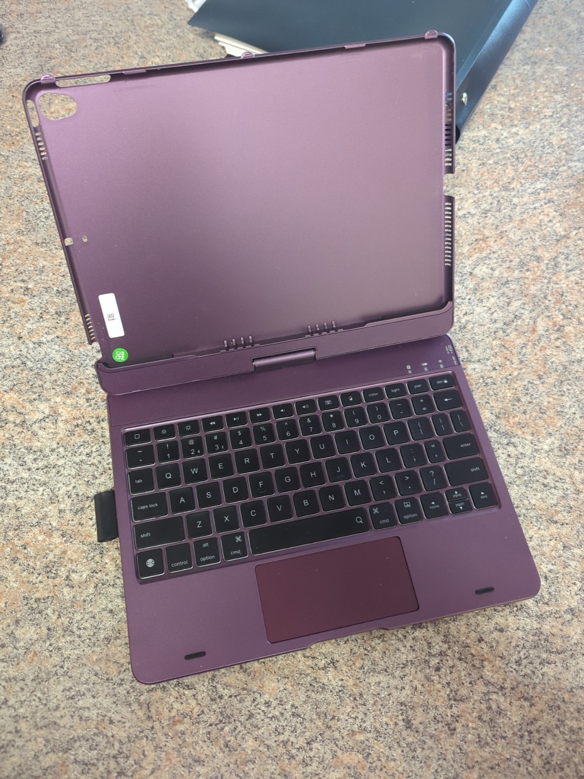 Typecase KB201-102 Keyboard Case 9th Generation iPad Purple Color