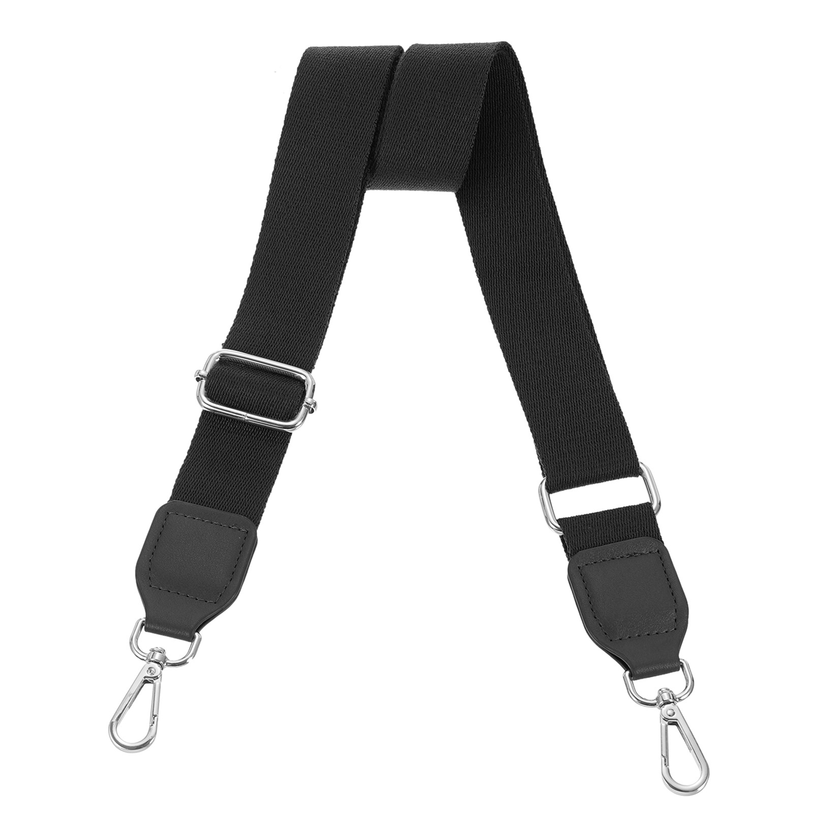Wide Shoulder Strap, 3.8cm Adjustable Crossbody Straps, Black