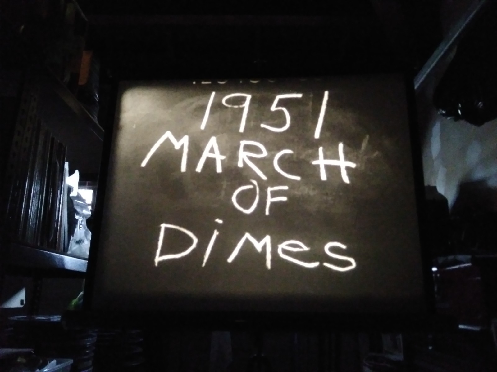 16mm Film – Theatre Announcements - Frank Fontaine 1951 March Of Dimes