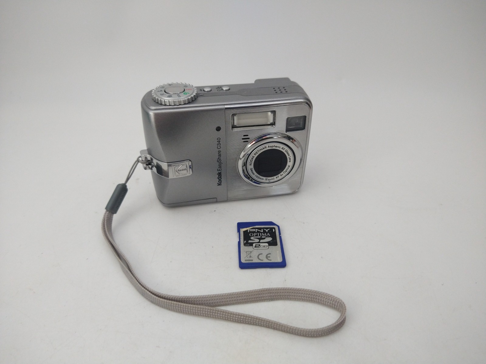 Kodak EasyShare C340 5.0MP Digital Camera w/2GB SD Card | TESTED