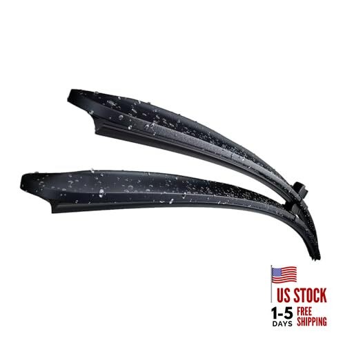 Quality 26" + 19" Universal J/U Hook Front Windshield Wiper Blades, Quiet All 