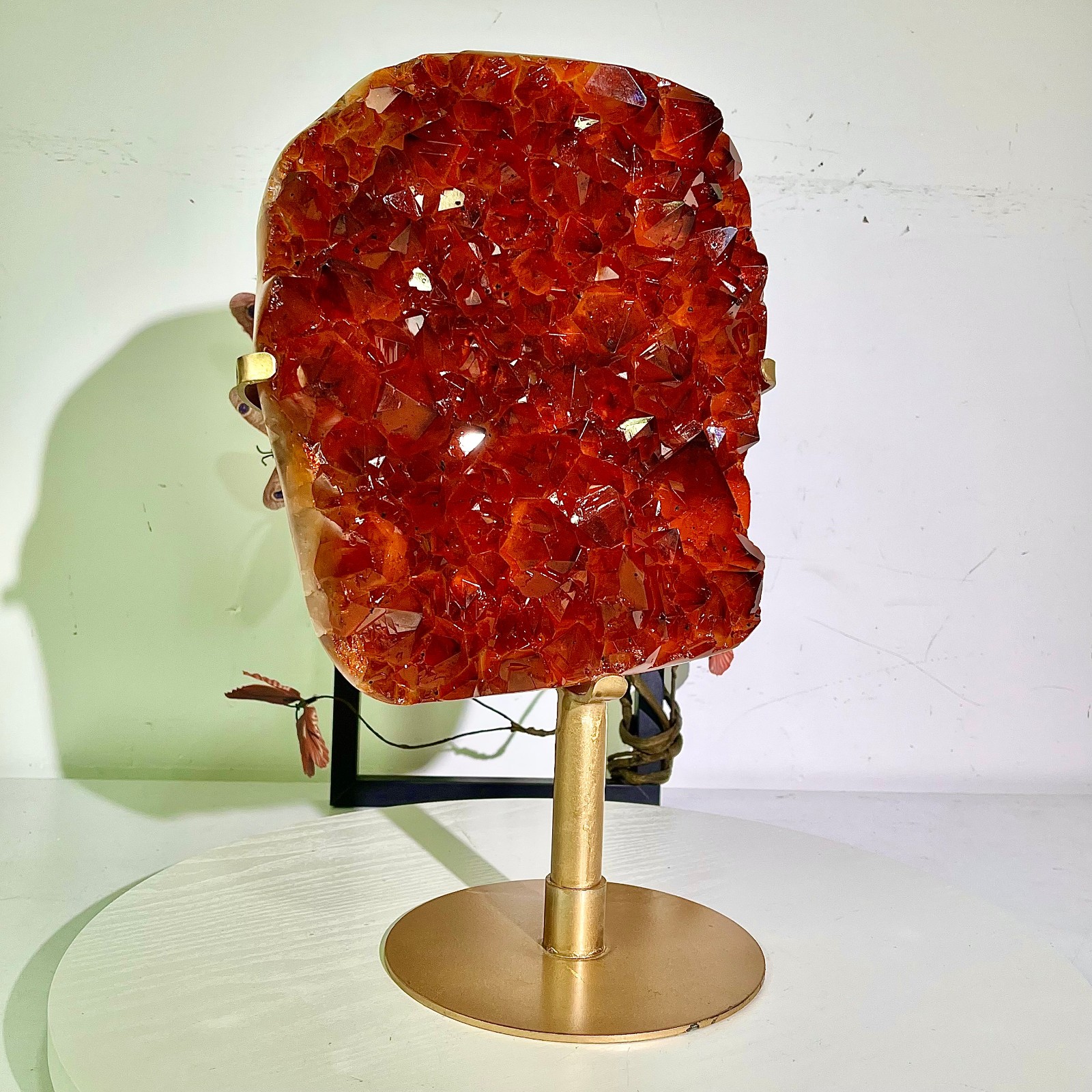 19.68LB Natural Citrine cluster mineral specimen quartz crystal healing