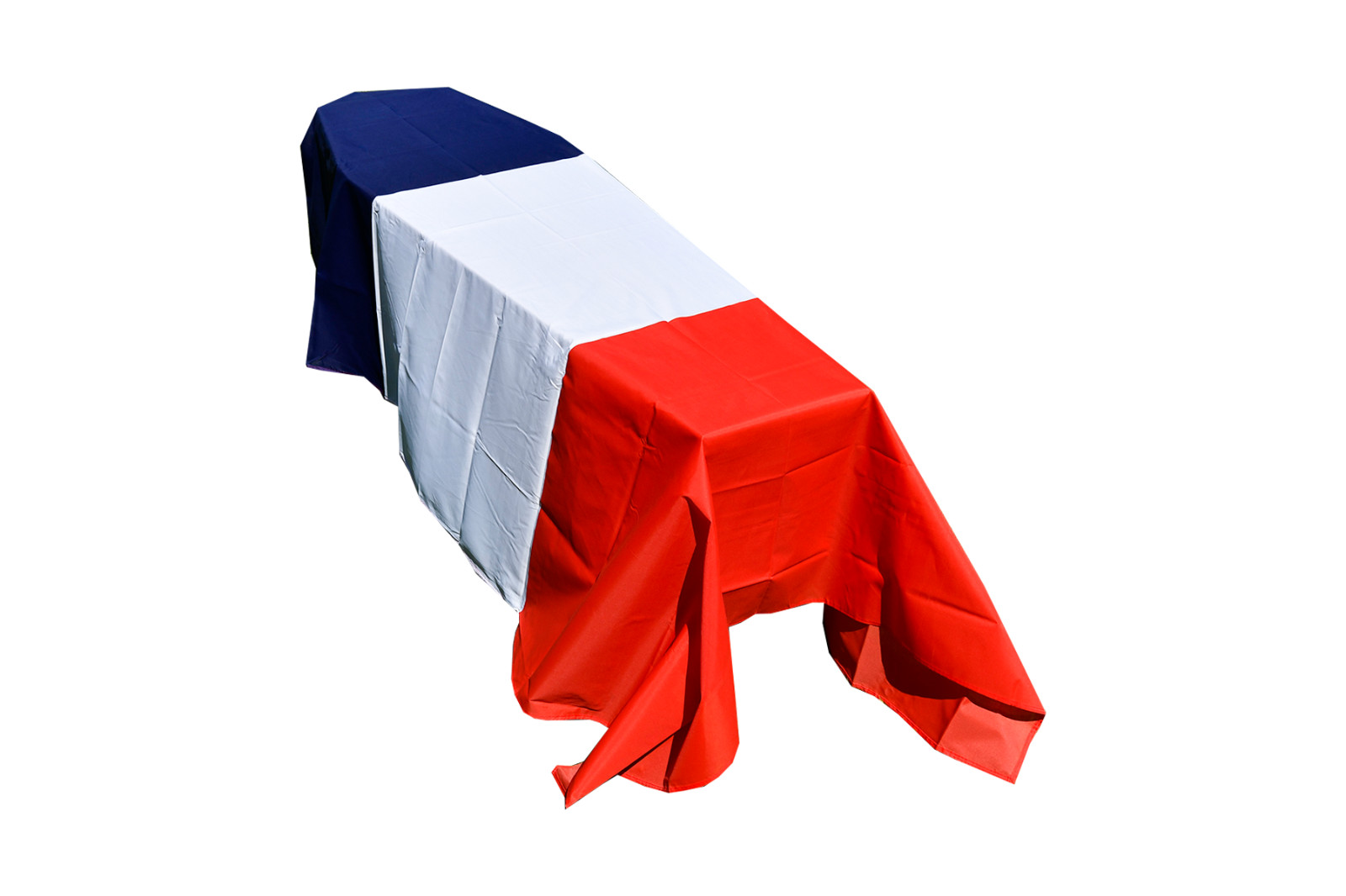 France Flag Coffin Drape - Quick Dispatch