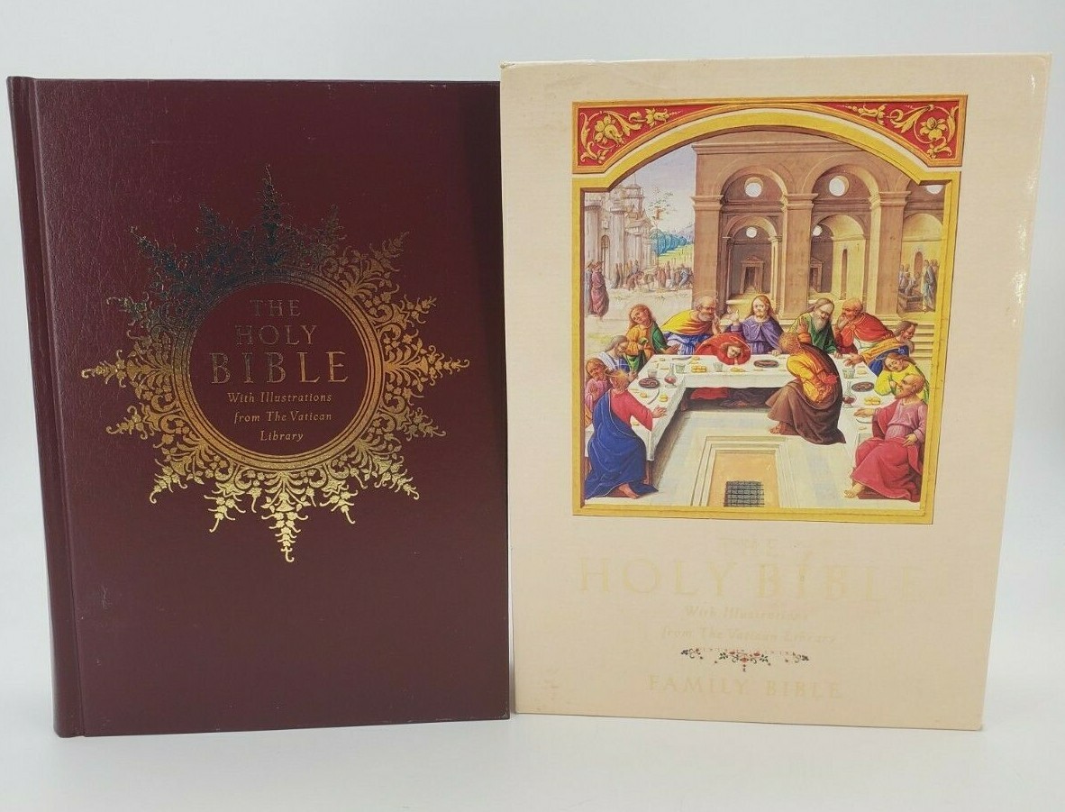 1ST ED/PRINT Holy Family Bible Turner Publications Leather Grain Binding Gilded 