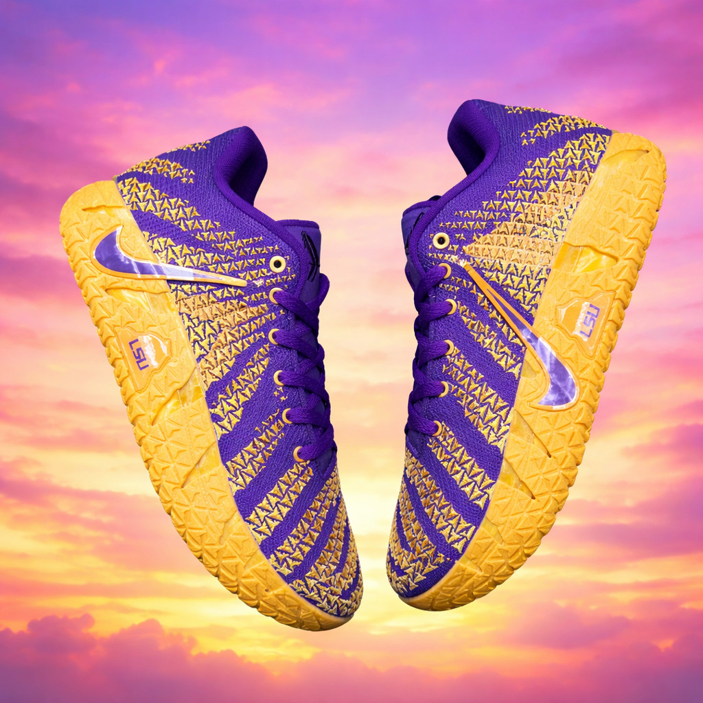 Size US 7-12 Ja 3 "LSU" Tigers PE MEN)