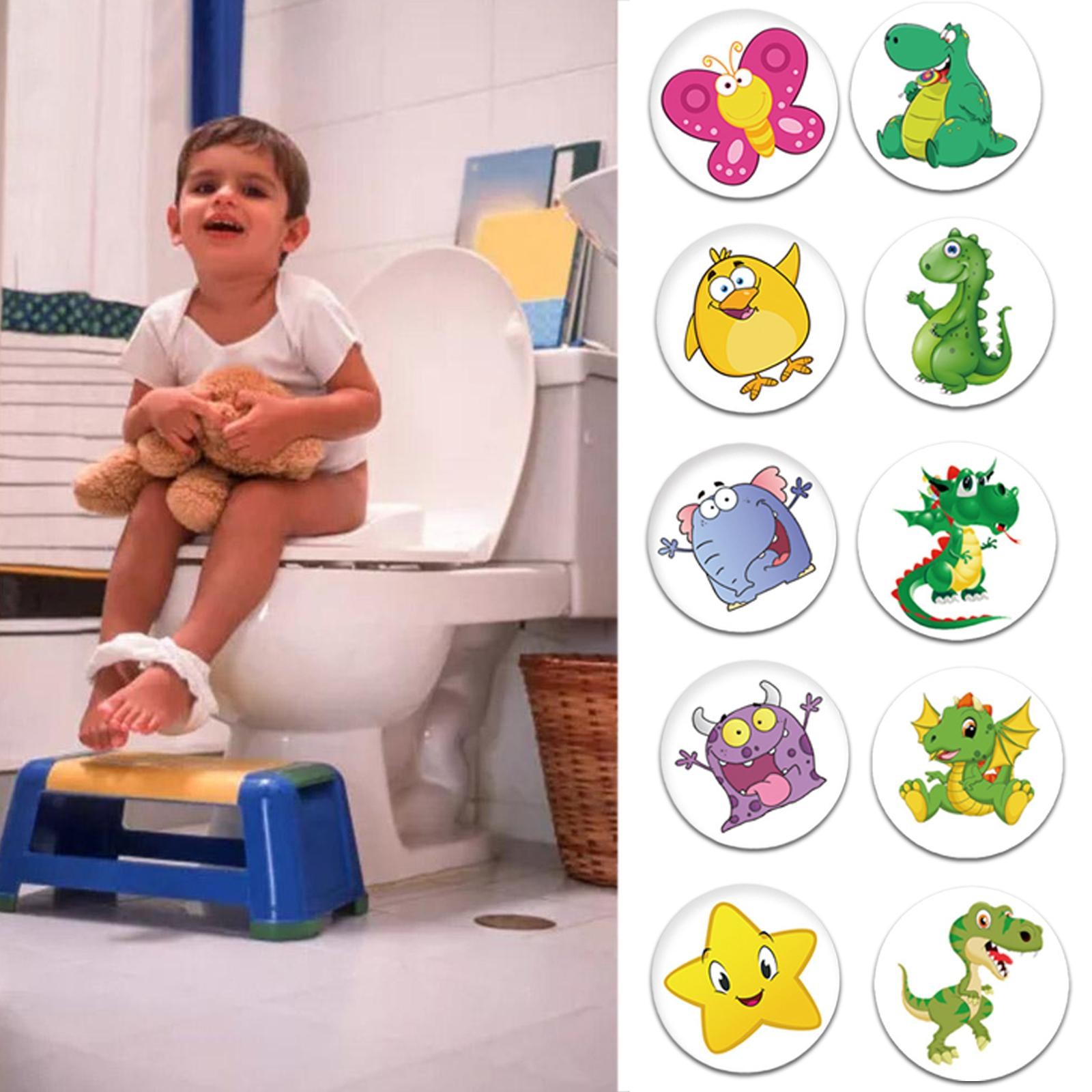 5x Potty Training Magic Sticker | Potty Training Toilet Color ♙ Sticker M2H2