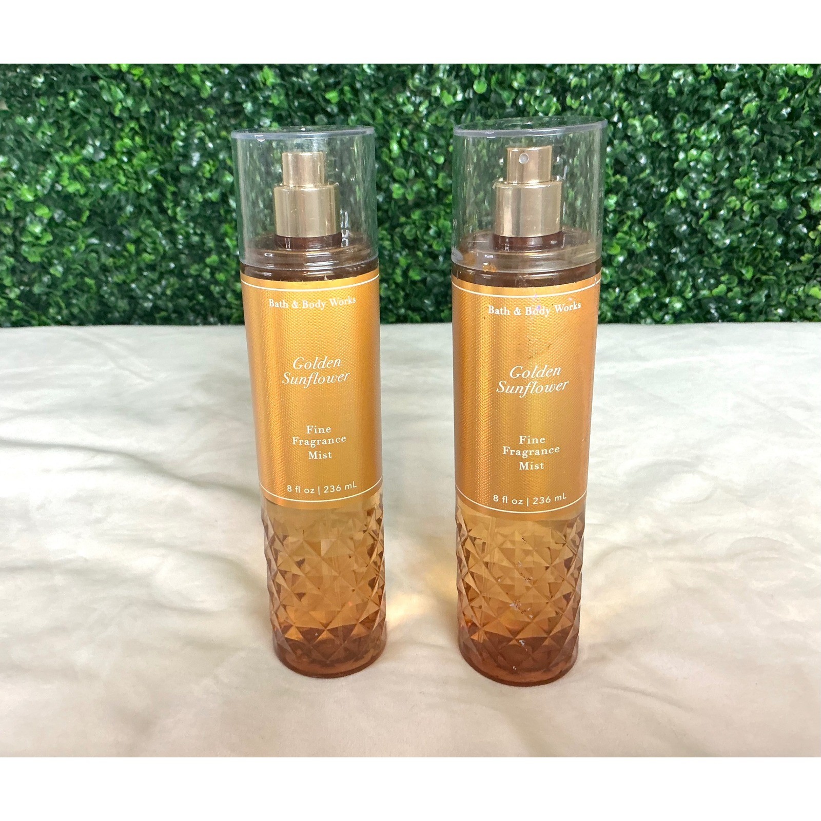Bath & Body Works Golden Sunflower Fine Fragrance Mist Duo 8 oz Discontinued