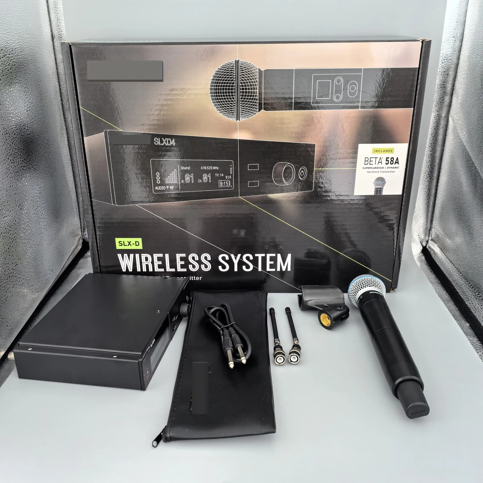 New SLXD4 / Beta58A Handheld Wireless Vocal System w/ BETA58 Microphones Express