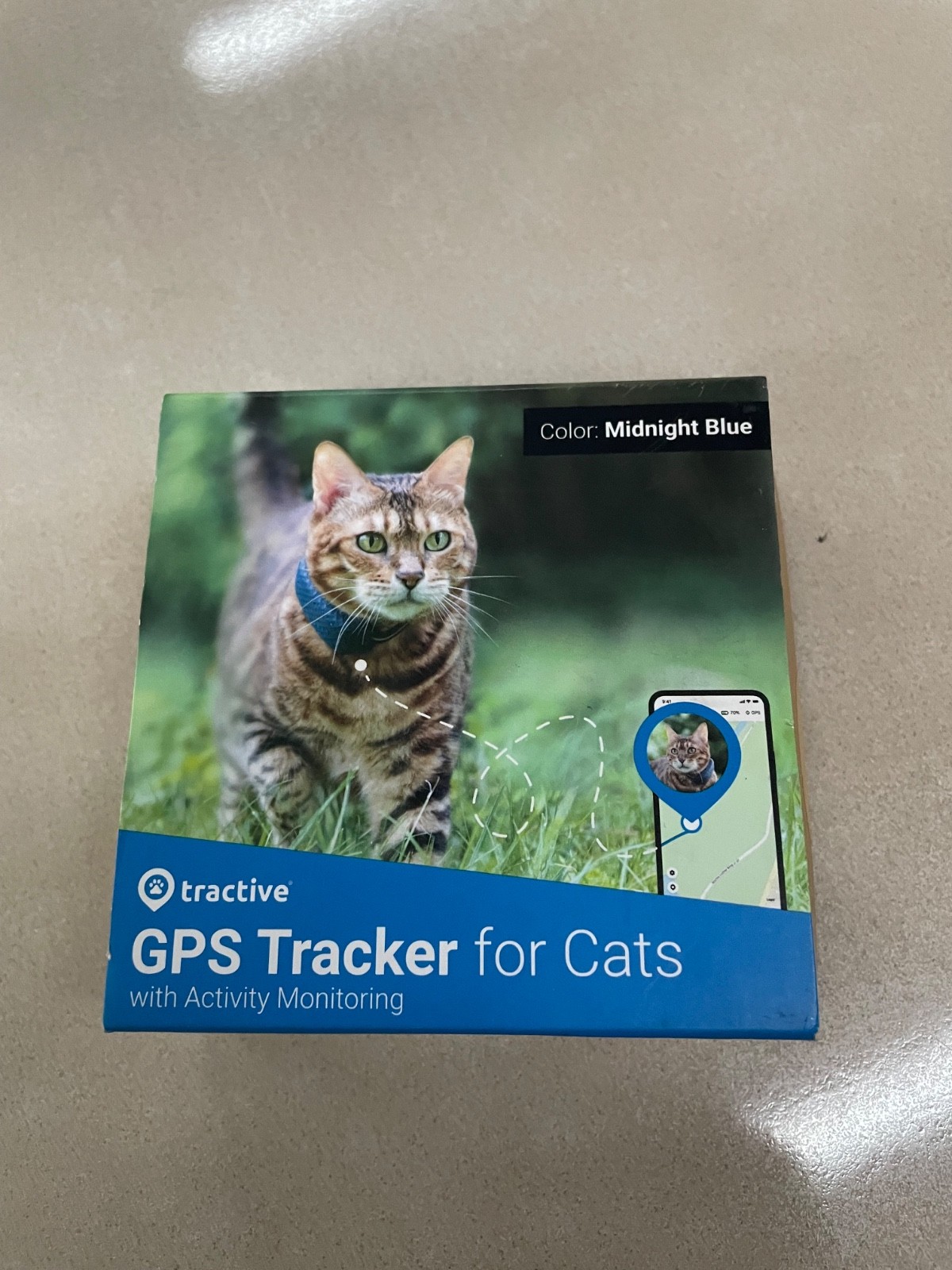 Tractive Waterproof GPS Cat Tracker - Location & Activity, Unlimited Range NEW