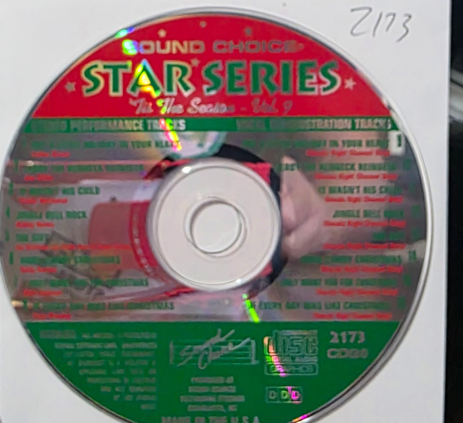 SC2173 CHRISTMAS   SOUND CHOICE KARAOKE CDG  LOT LONG DRIVE