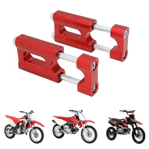 Dirt Pit Bike Handlebar Risers 22mm 7/8” Handle Bar Mount Clamp Risers for red