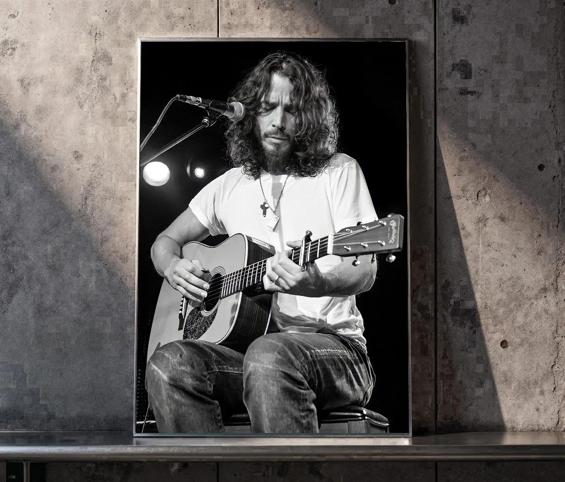 Chris Cornell Music Poster unframed
