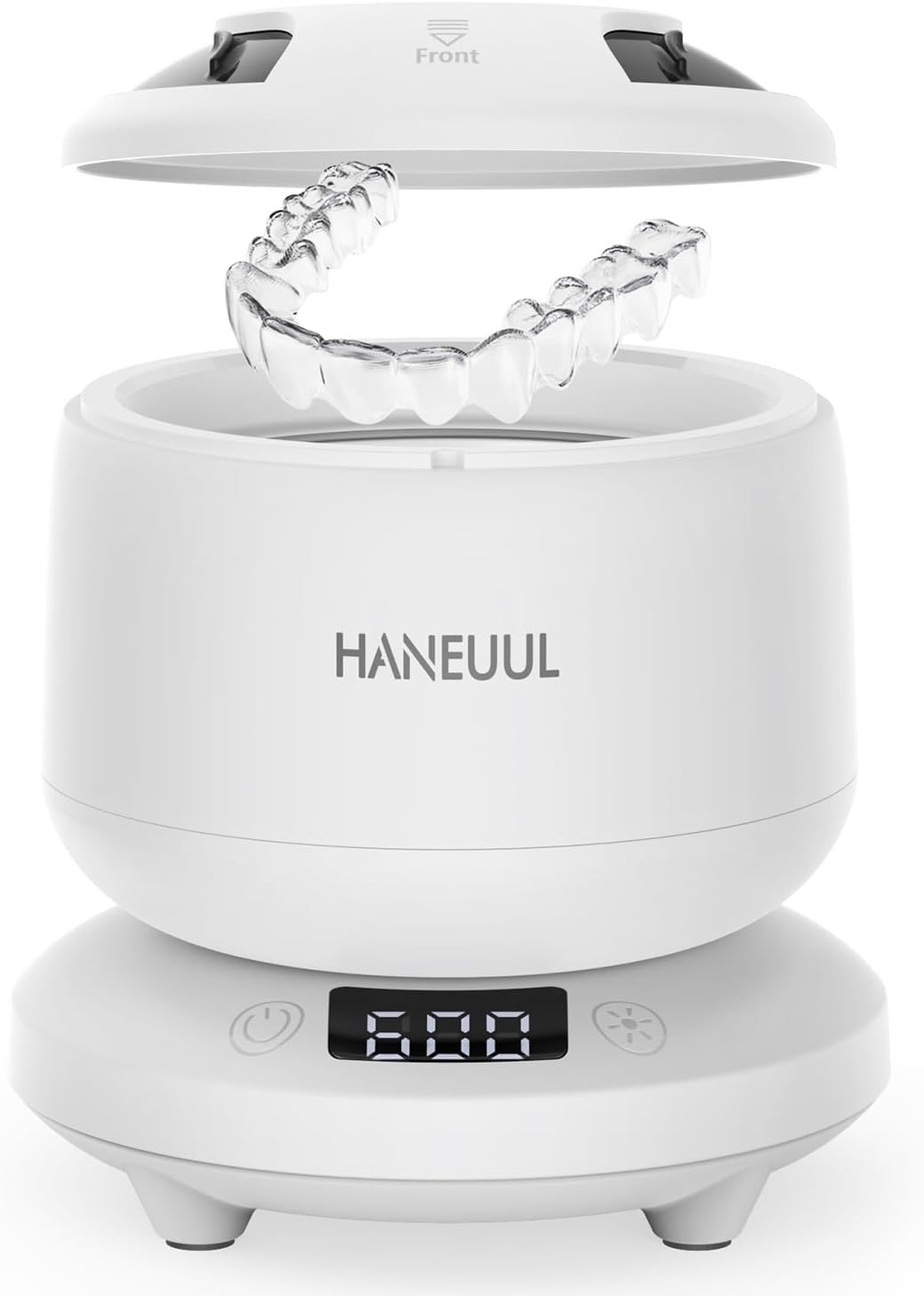 Ultrasonic Retainer & Denture Cleaner Machine 4 Modes White