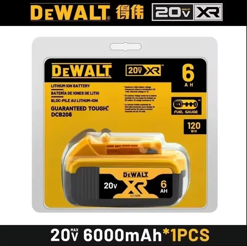 DeWalt DCB206 20V Max Premium XR 6.0Ah Lithium-Ion Battery SAME DAY FREE US SHIP