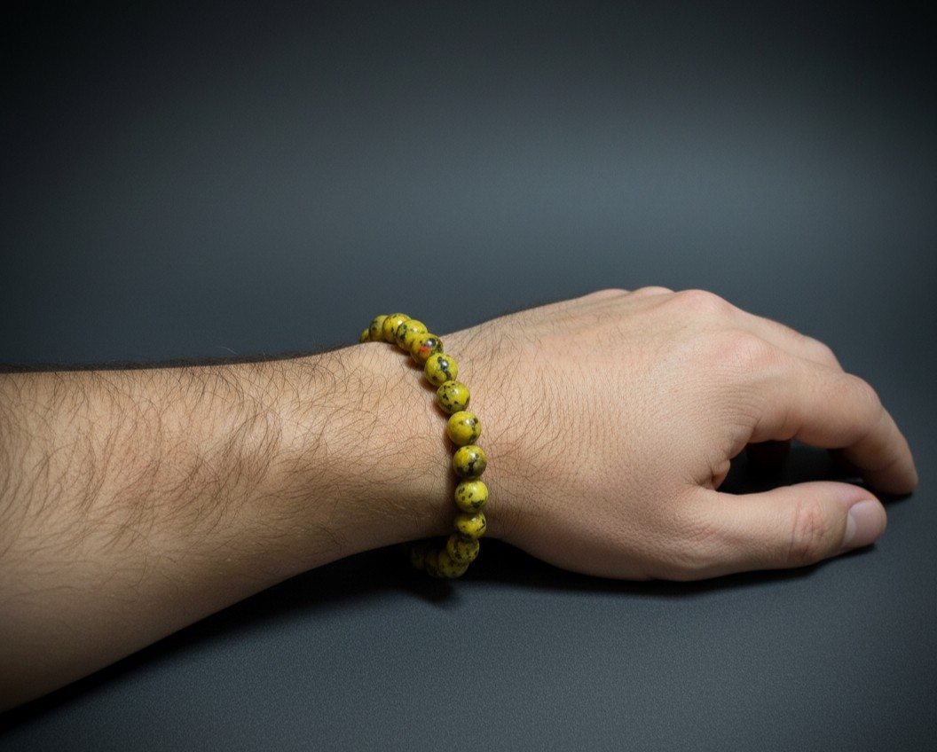 Handmade Genuine beautiful marble stone bracelet 