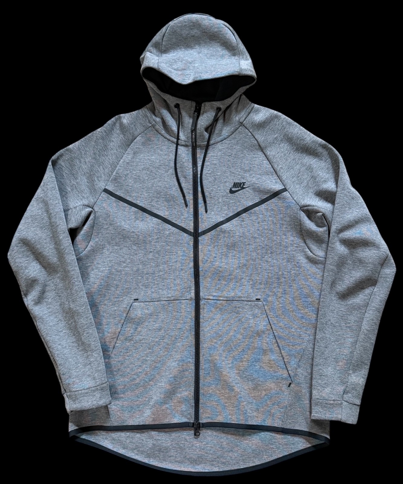 Nike Tech Fleece Windrunner Hoodie Men's Large Gray Zip Athletic Jacket