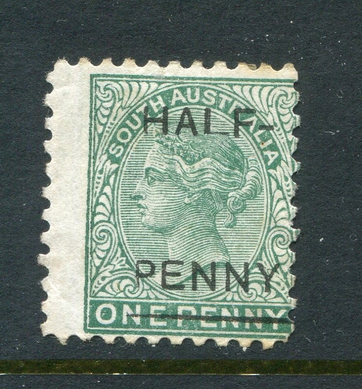 South Australia #75 Victoria Surcharge 1/2 P. [Mint Hinged] 