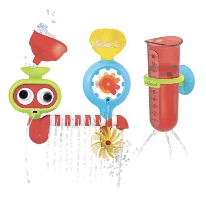Yookidoo Bath Toy Spout Spin N Sprinkle Water Lab