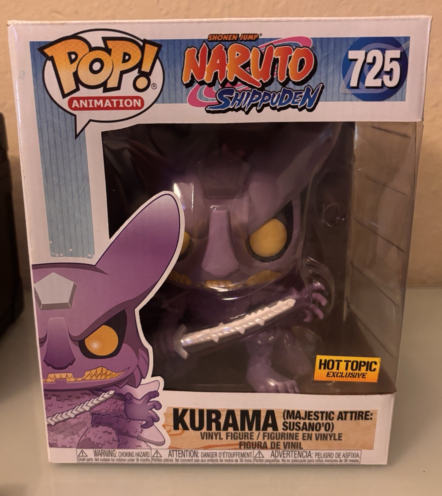 Funko Pop! Kurama (Majestic Attire: Susano'o) - Hot Topic Exclusive #725