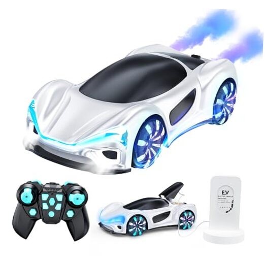 Remote Control Car,RC Cars Boys Toys for 4 5 6 7 8 9 10 11 12 Year Old White