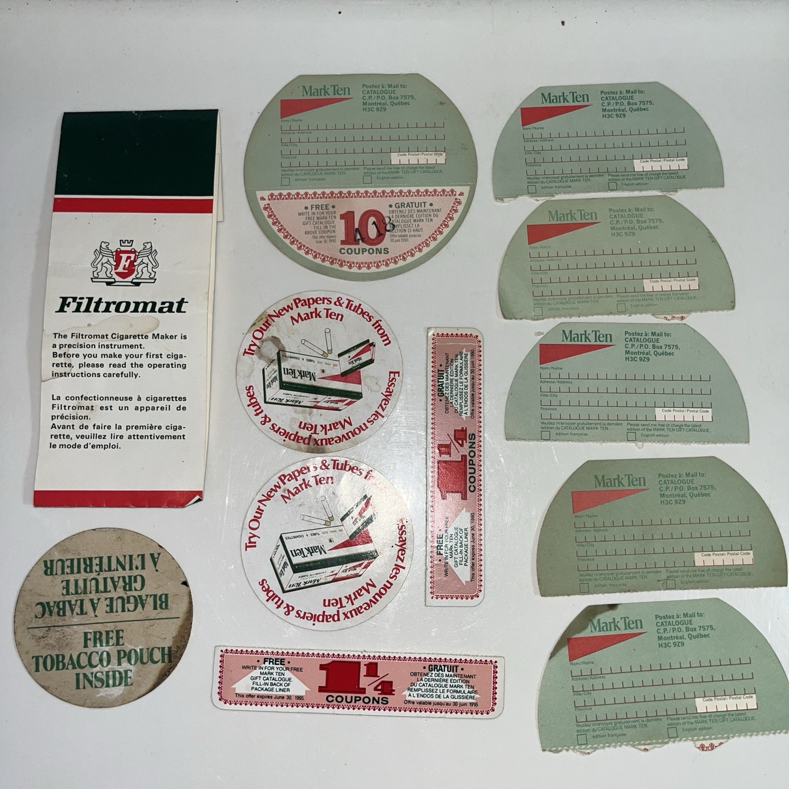Vintage Mark Ten & Filtrromat Coupons + various