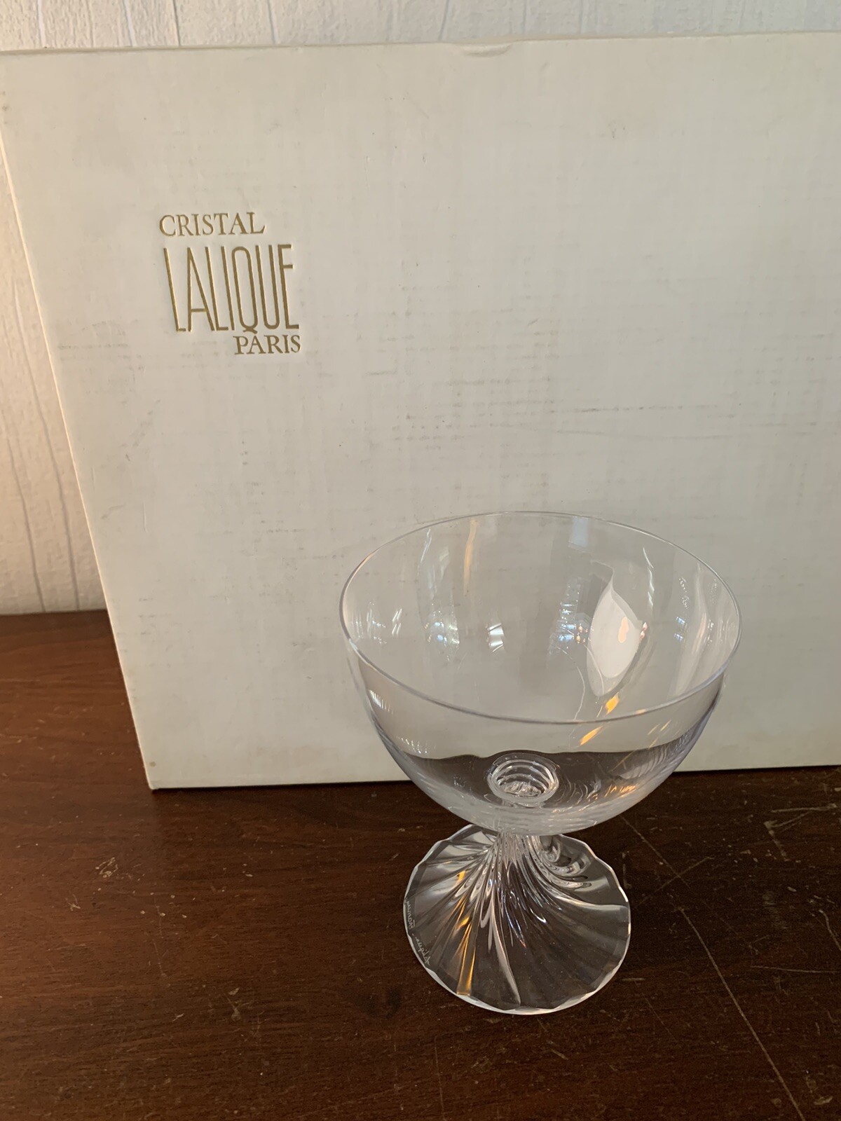 12 Water Glasses Model Rambouillet In Lalique Crystal (Price Per Unit)