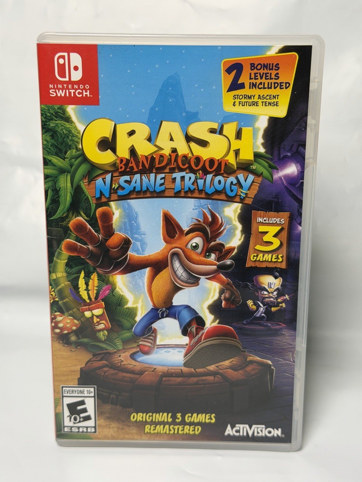 Crash Bandicoot N. Sane Trilogy (Nintendo Switch, 2018) - Tested & Working
