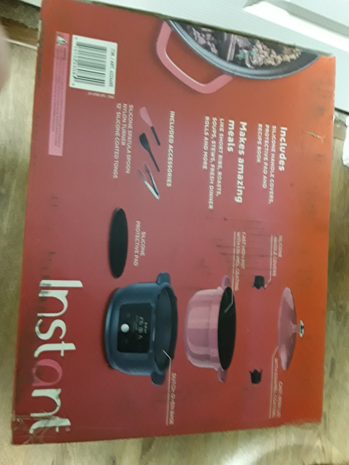 Instant Precision Dutch Oven (5in1) 6 Quarts in Red